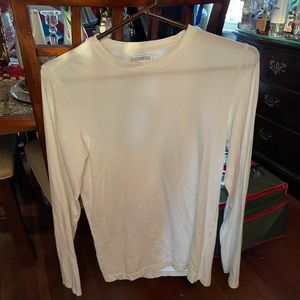 Express Men’s Long Sleeve Undershirt XS White